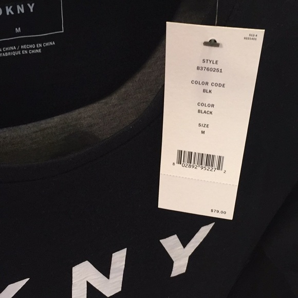 DKNY Logo Women’s Sweatshirt with Zipper/New - Picture 5 of 6